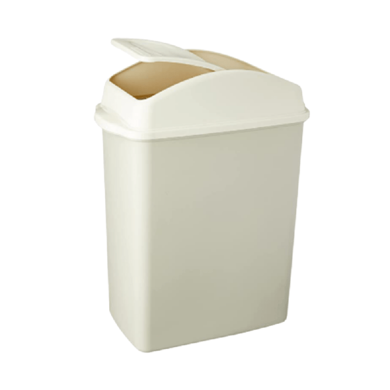 Lixeira 20,5L Retangular Basculante Gelo Sanremo