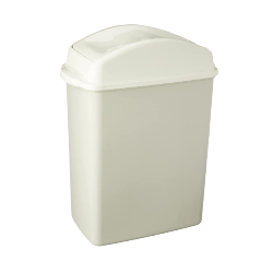 Lixeira 20,5L Retangular Basculante Gelo Sanremo