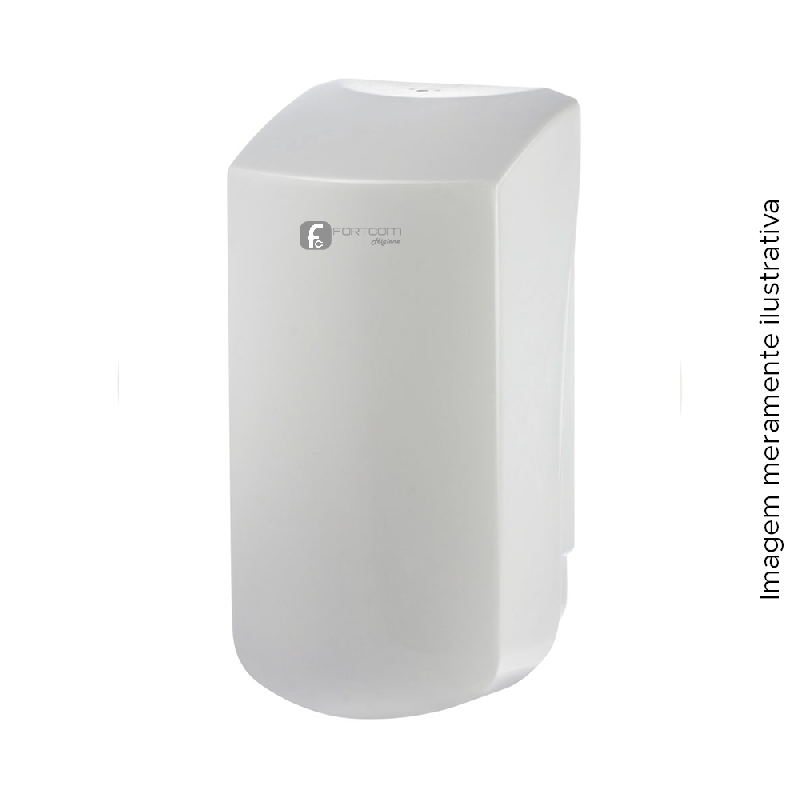 Saboneteira Branca com Reservatório Mazzo Fortcom 800ml