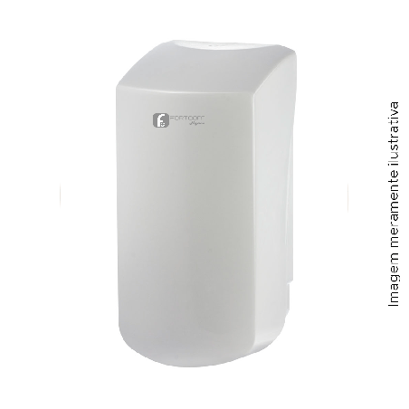 Saboneteira Branca com Reservatório Mazzo Fortcom 800ml