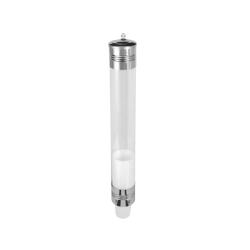 Dispenser para Copo Descartável 180/200ml PVC/Inox A14 JSN